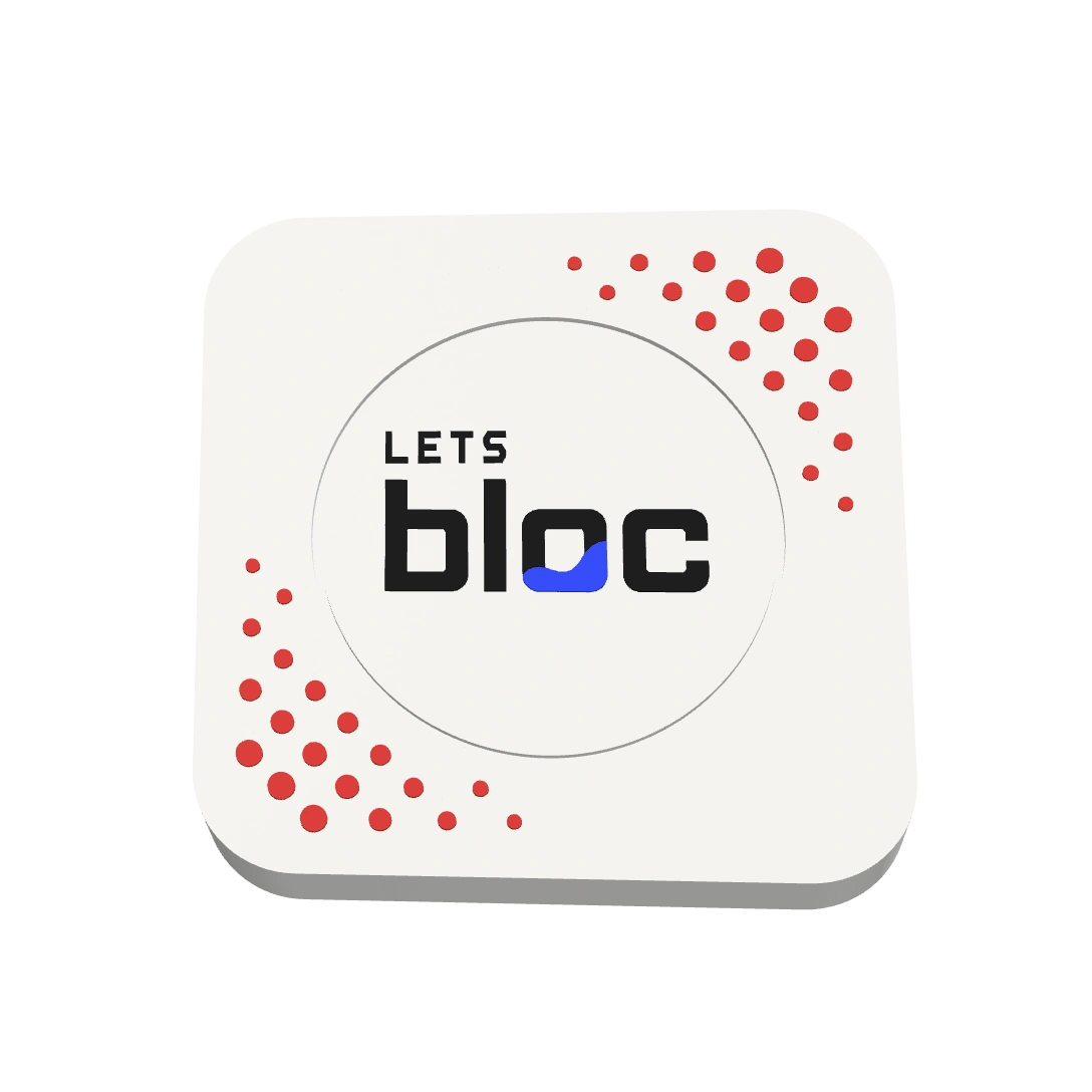 A white bloc